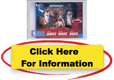 McFarlane Toys NBA Miami Heat Championship, 3 Pack Critical